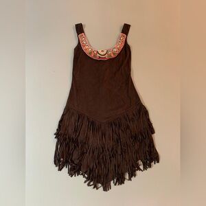 Ladies Indian costume with beads